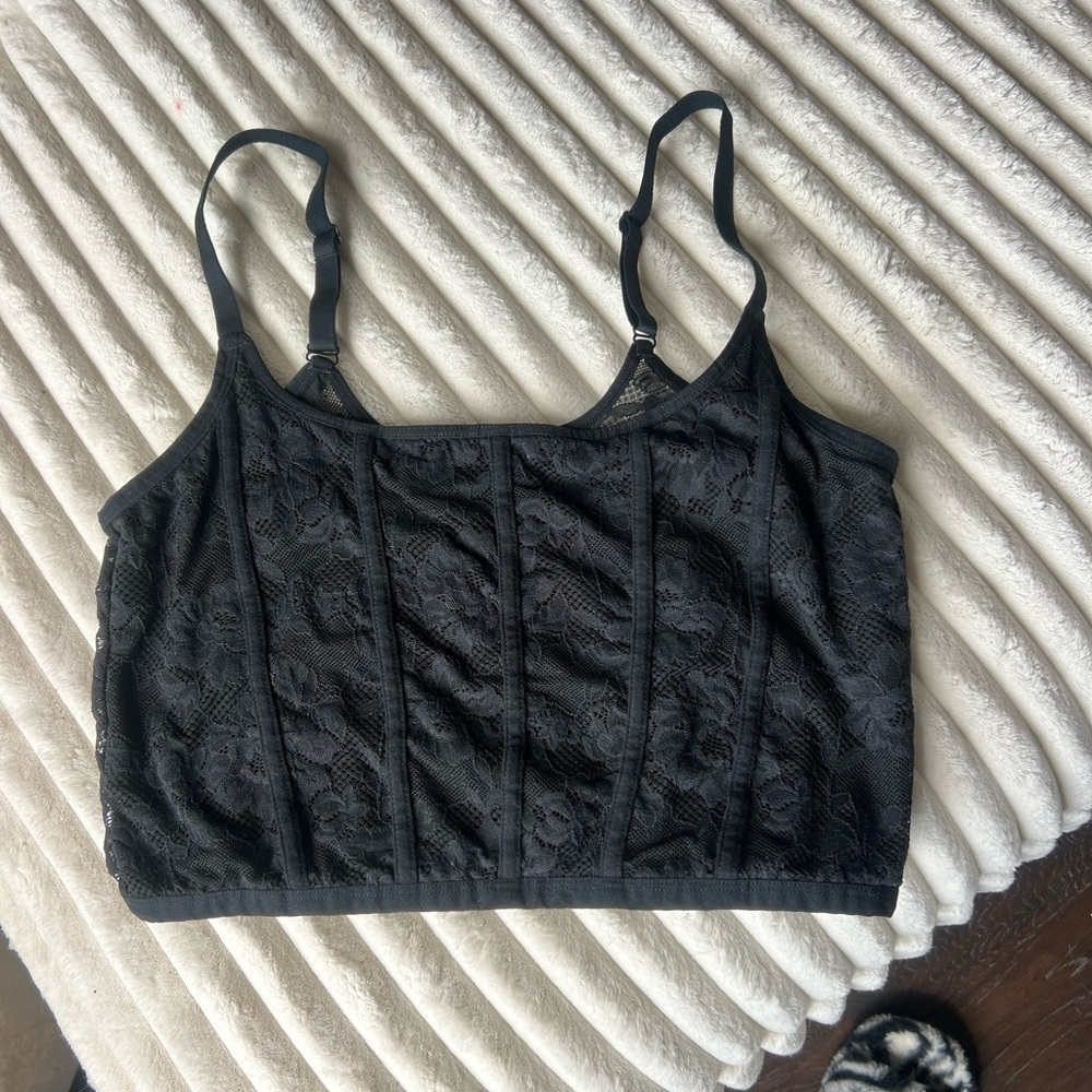 Colsie Black Lace Bralette